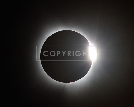 2024 Solar Eclipse Diamond Ring #2